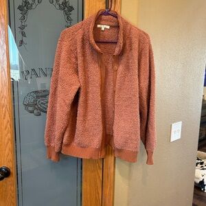 Cozy Brown Fuzzy Cardigan from Stitchfix